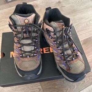 Merrell Women’s Moab 3 Mid Bracken / Purple Hiking Boots Size 8